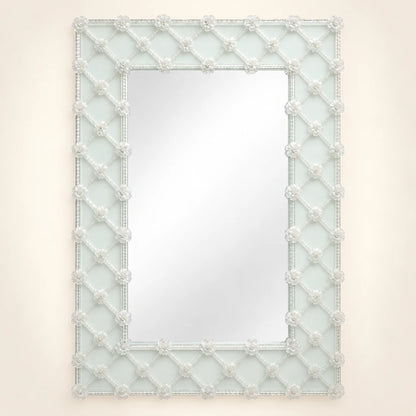 Moro — rectangular Murano glass mirror, alternate view