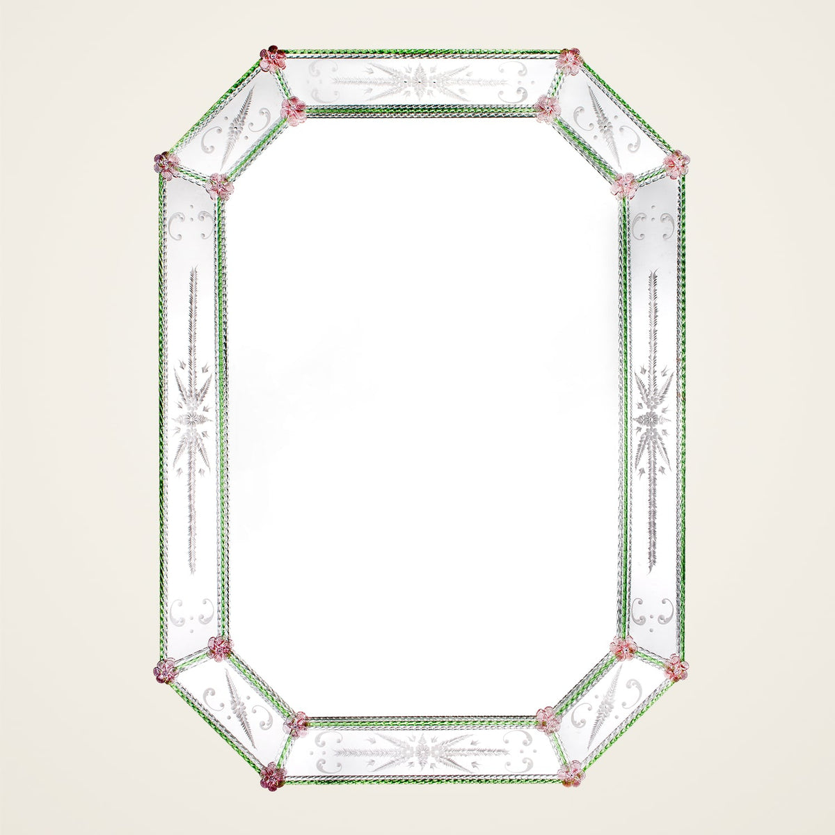 Grimani — octagonal Murano glass mirror handcrafted in Italy