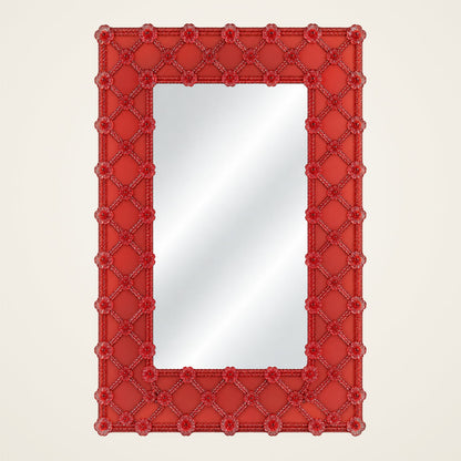 Moro — rectangular Murano glass mirror, alternate view