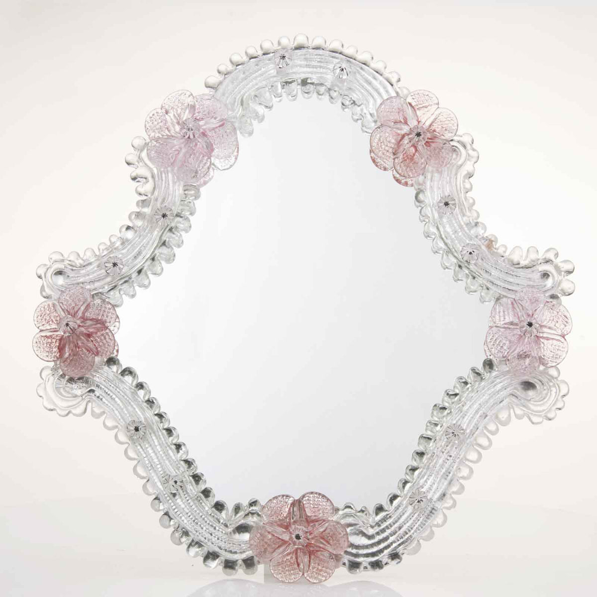 Lavanda — Murano glass table mirror handcrafted in Italy